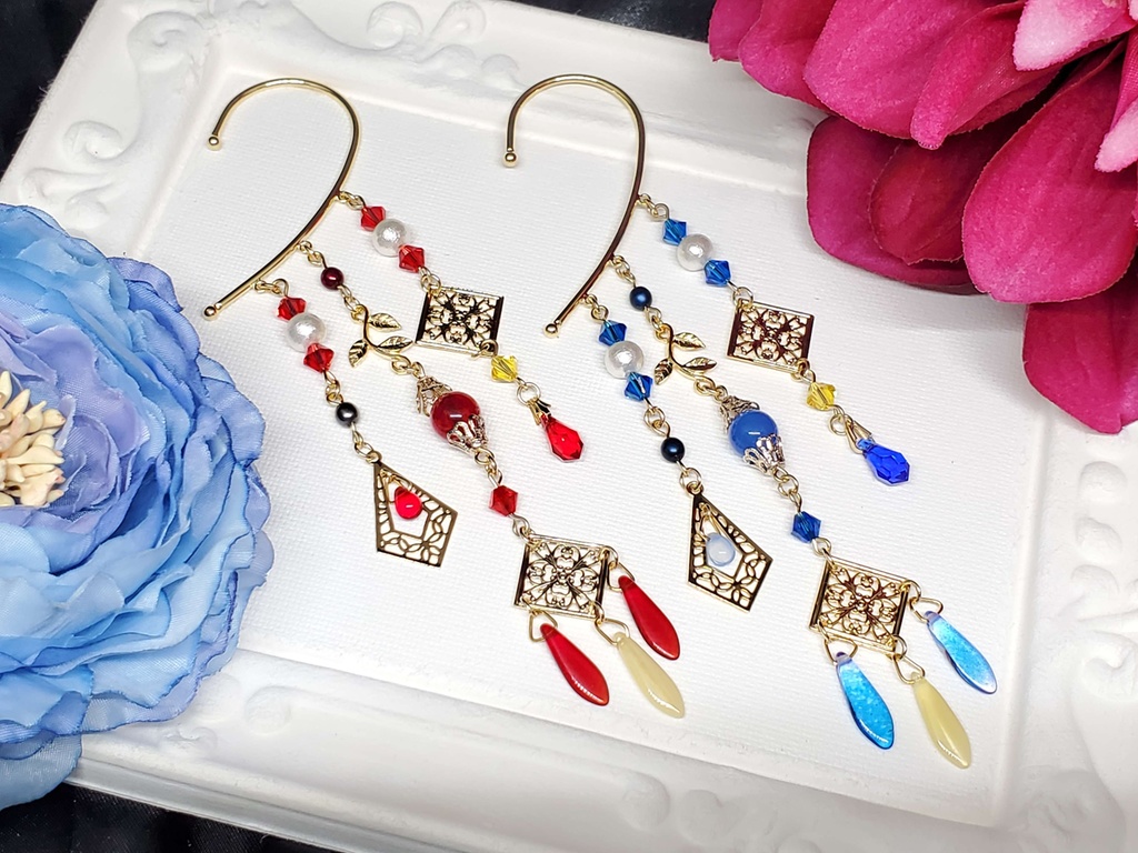 LoR/LC天然石イヤーフック