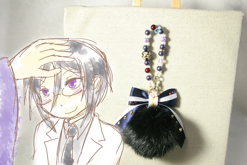 大将組なでもふバッグチャーム