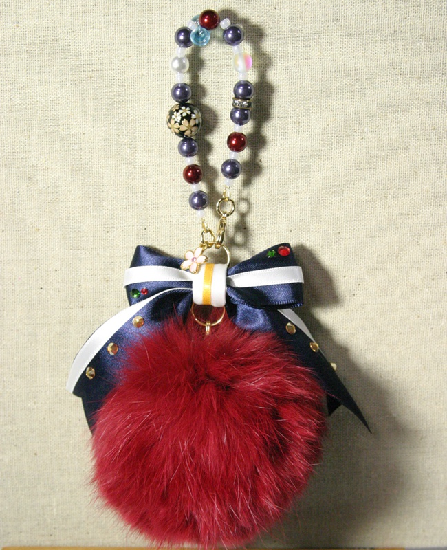 大将組なでもふバッグチャーム