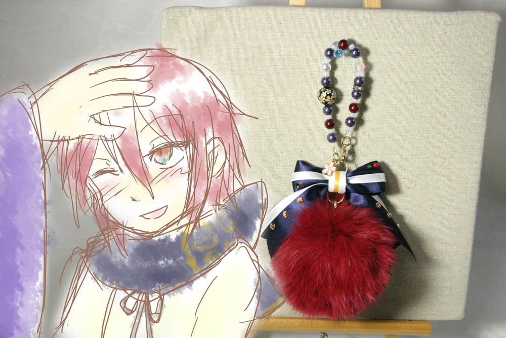 大将組なでもふバッグチャーム