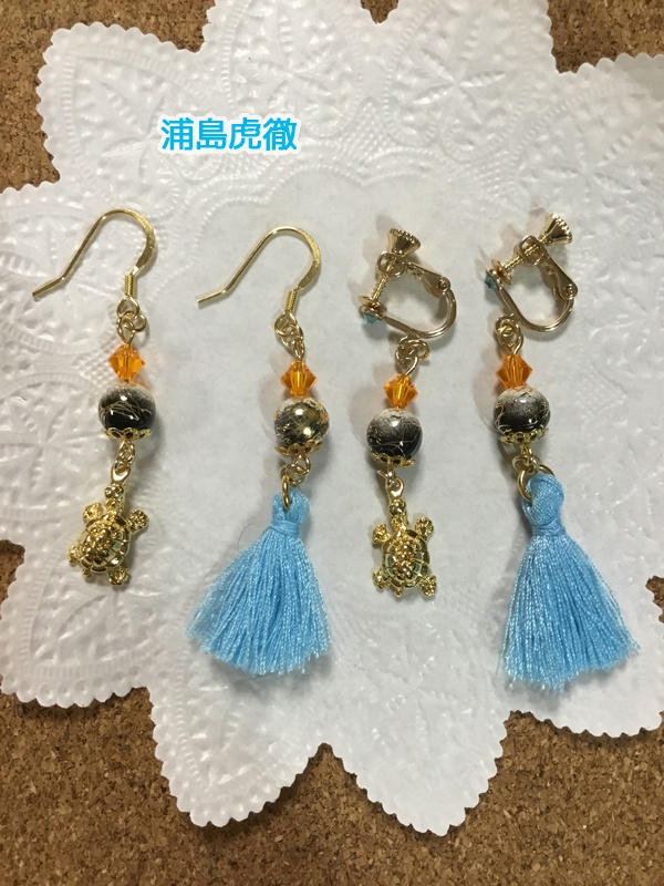 刀剣イヤリング&ピアス@貞宗+虎徹+同田貫