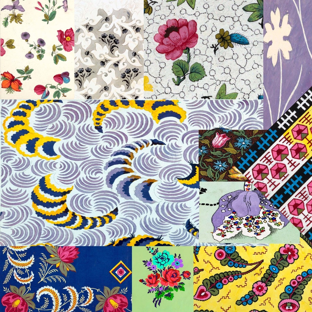 アンティークパッチワーク柄トートバッグ