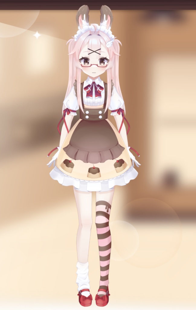 【限定1点】【Limited to 1】VTuber プリンウサギメイド Pudding Bunny Maid