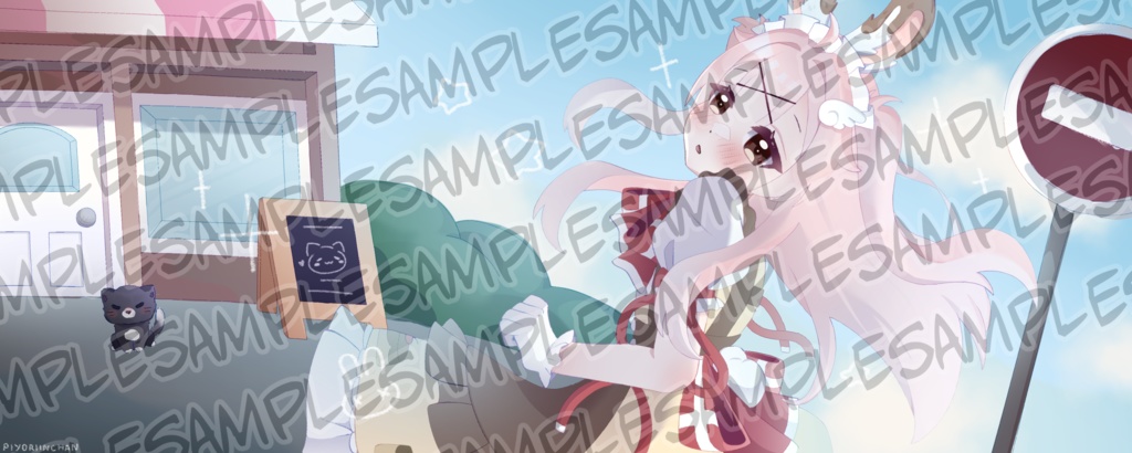 【限定1点】【Limited to 1】VTuber プリンウサギメイド Pudding Bunny Maid