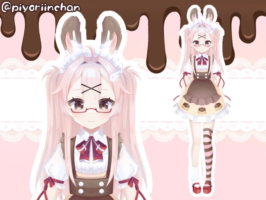 【限定1点】【Limited to 1】VTuber プリンウサギメイド Pudding Bunny Maid