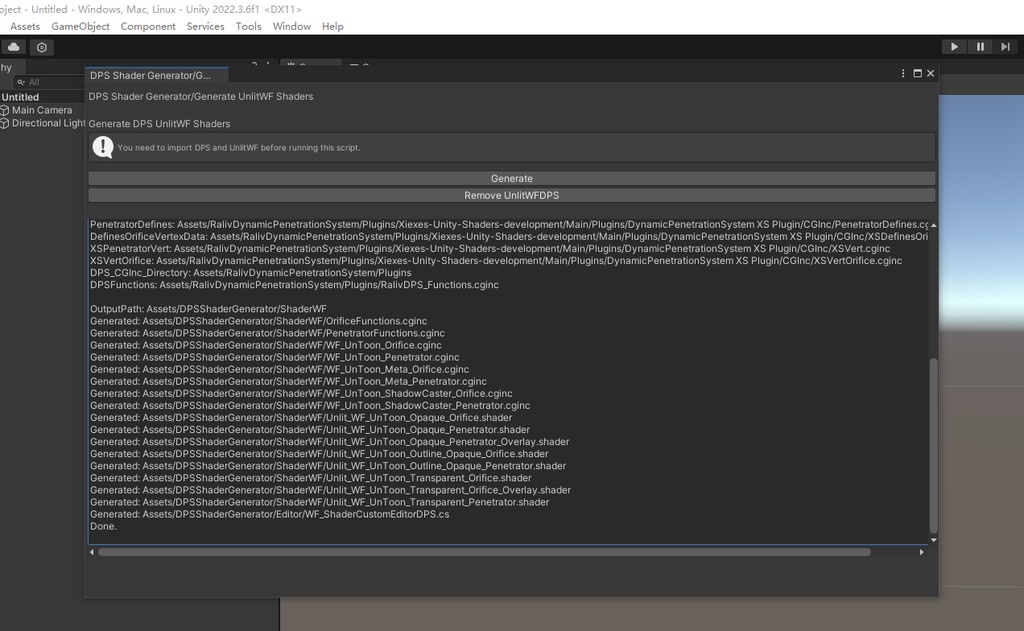 DPSShaderGenerator (Unity 2022 Fix)(Outdated)