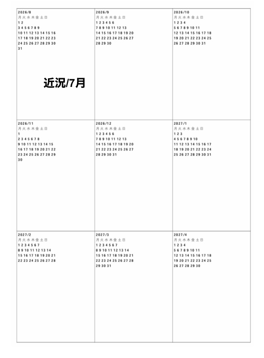 近況/7月
