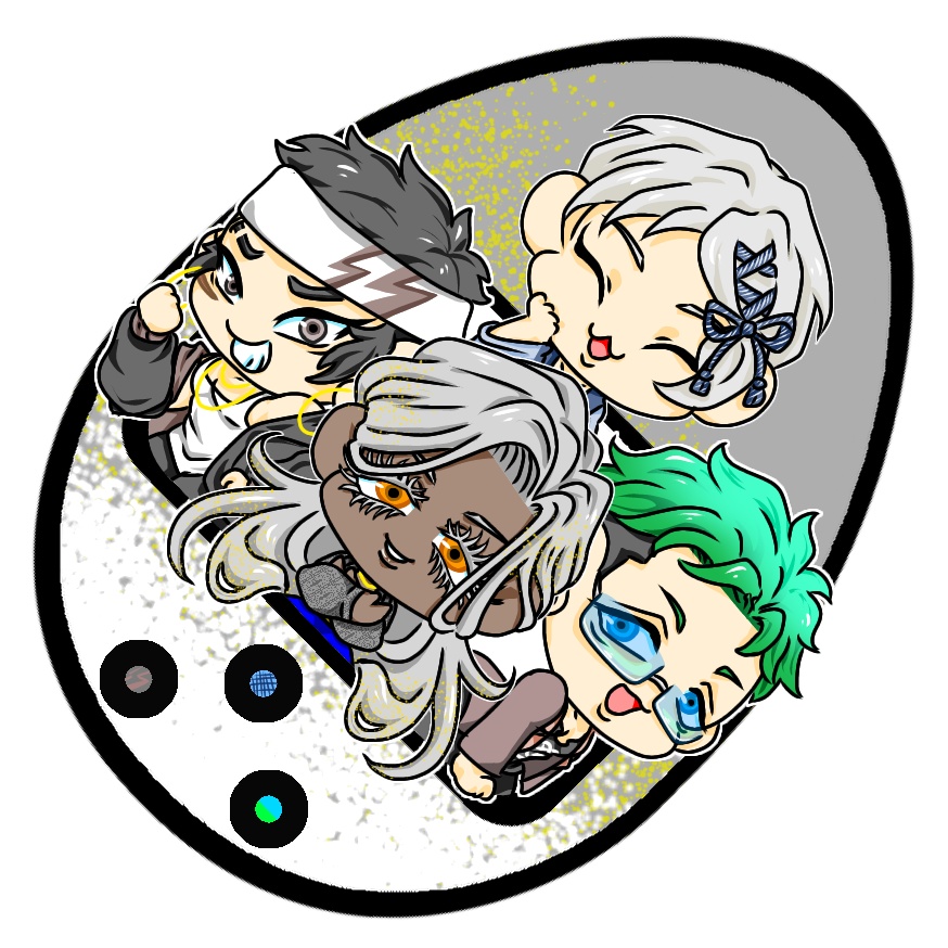 【羅威刃②】育成ゲーム風アクリルキーホルダー