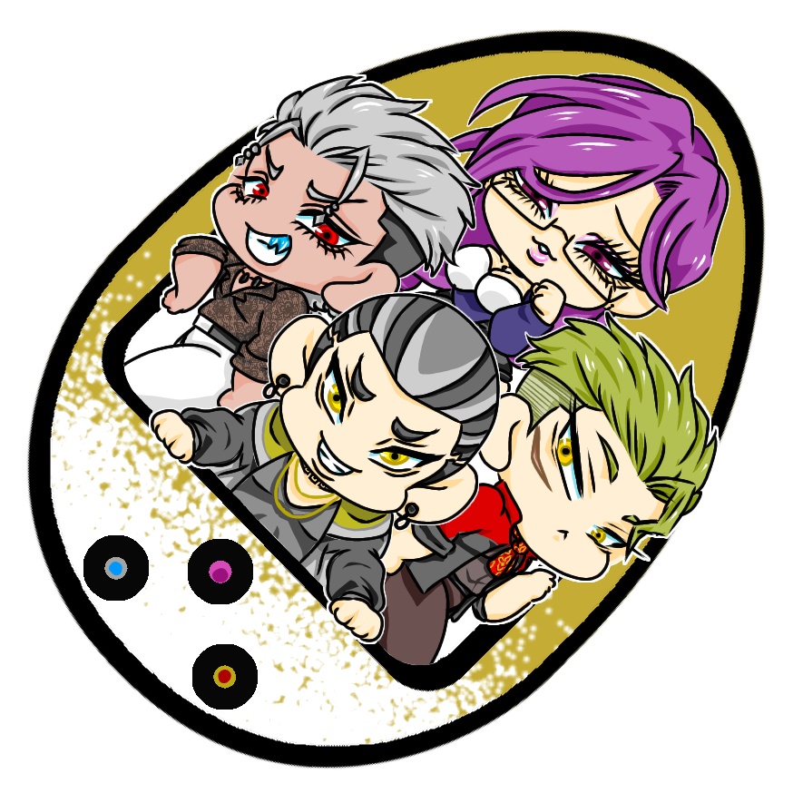 【羅威刃③】育成ゲーム風アクリルキーホルダー