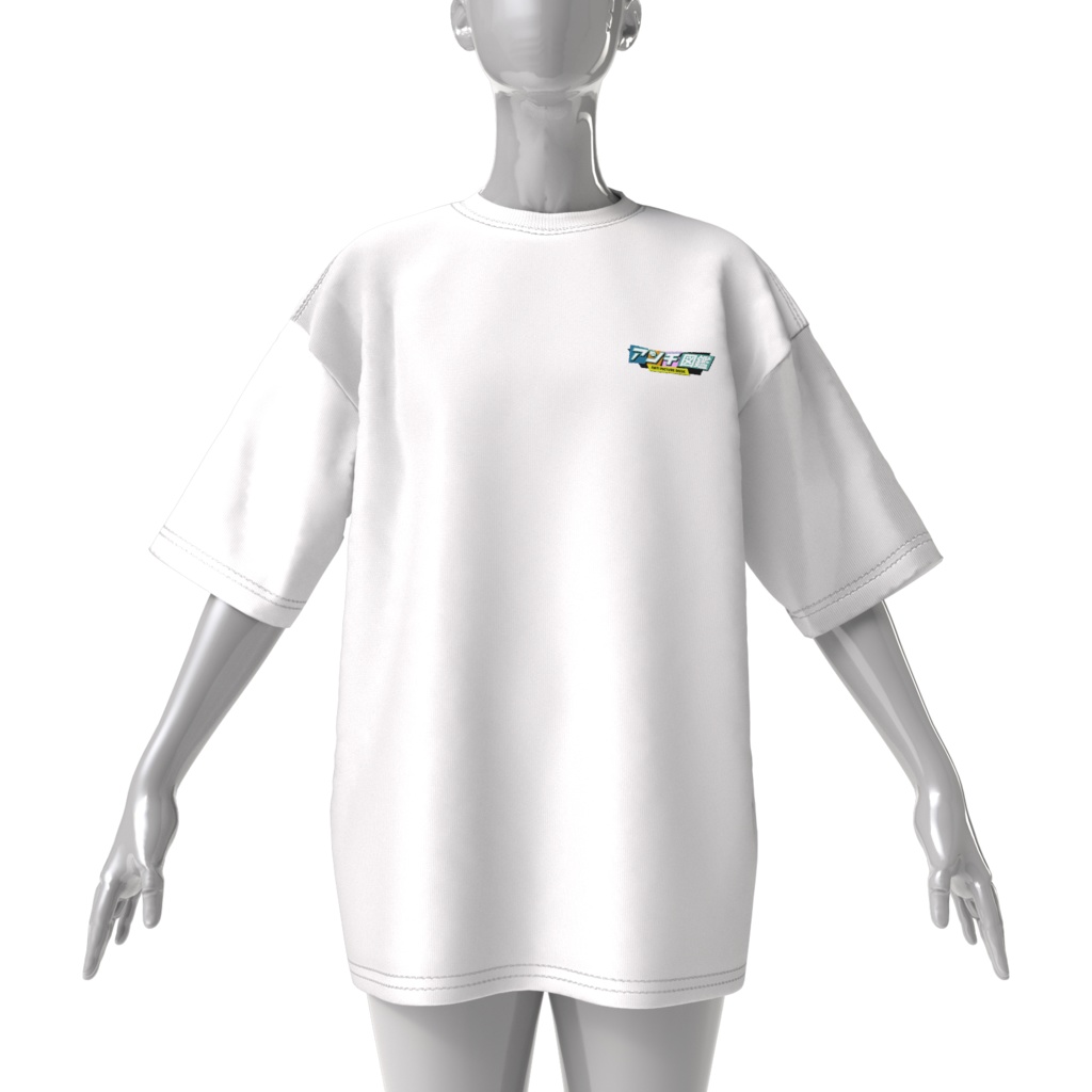 アンチ図鑑ロゴ ワンポイントTシャツ