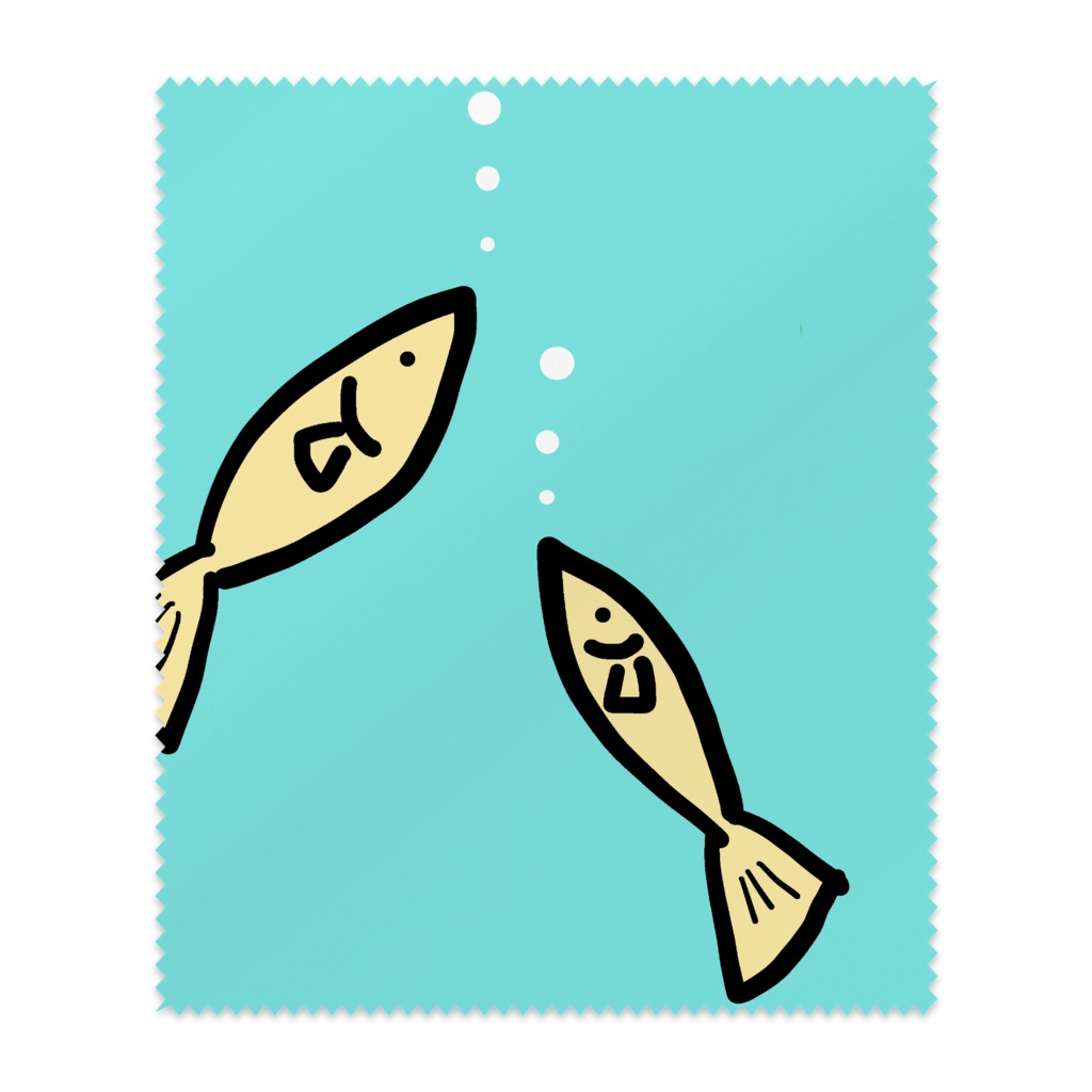 お魚　メガネ拭き
