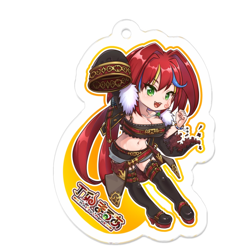 丁卯まるあ　基本衣装アクキー