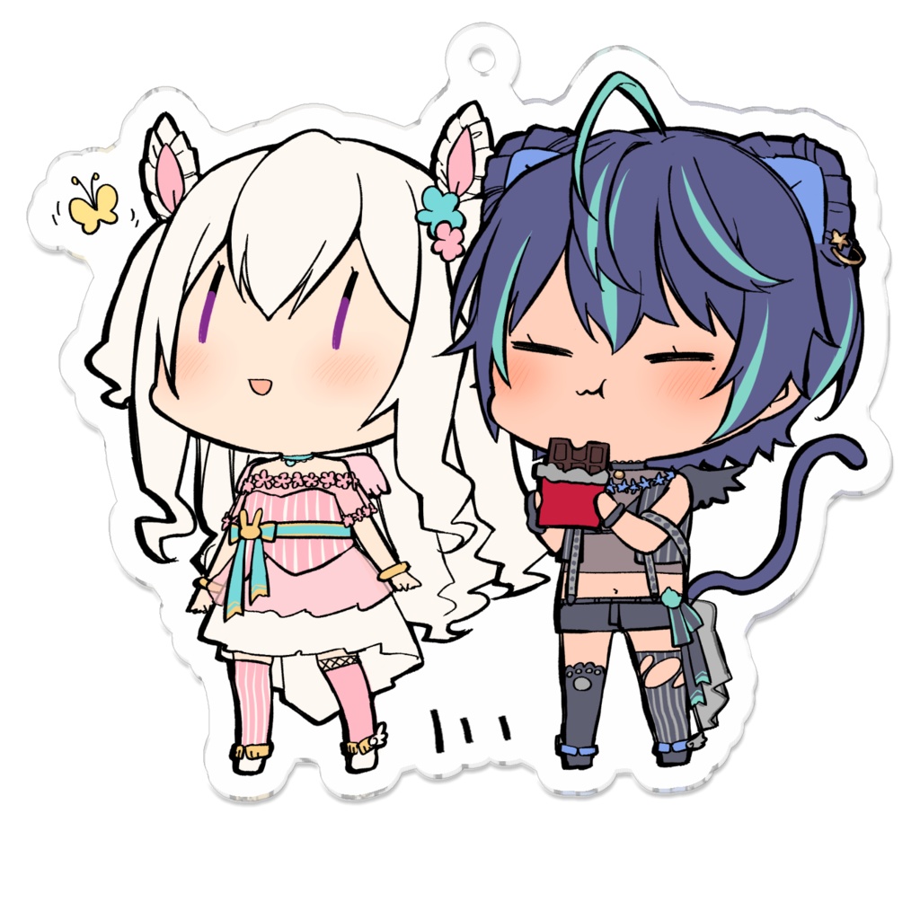 うさにあ🐰🐱おさんぽアクキー