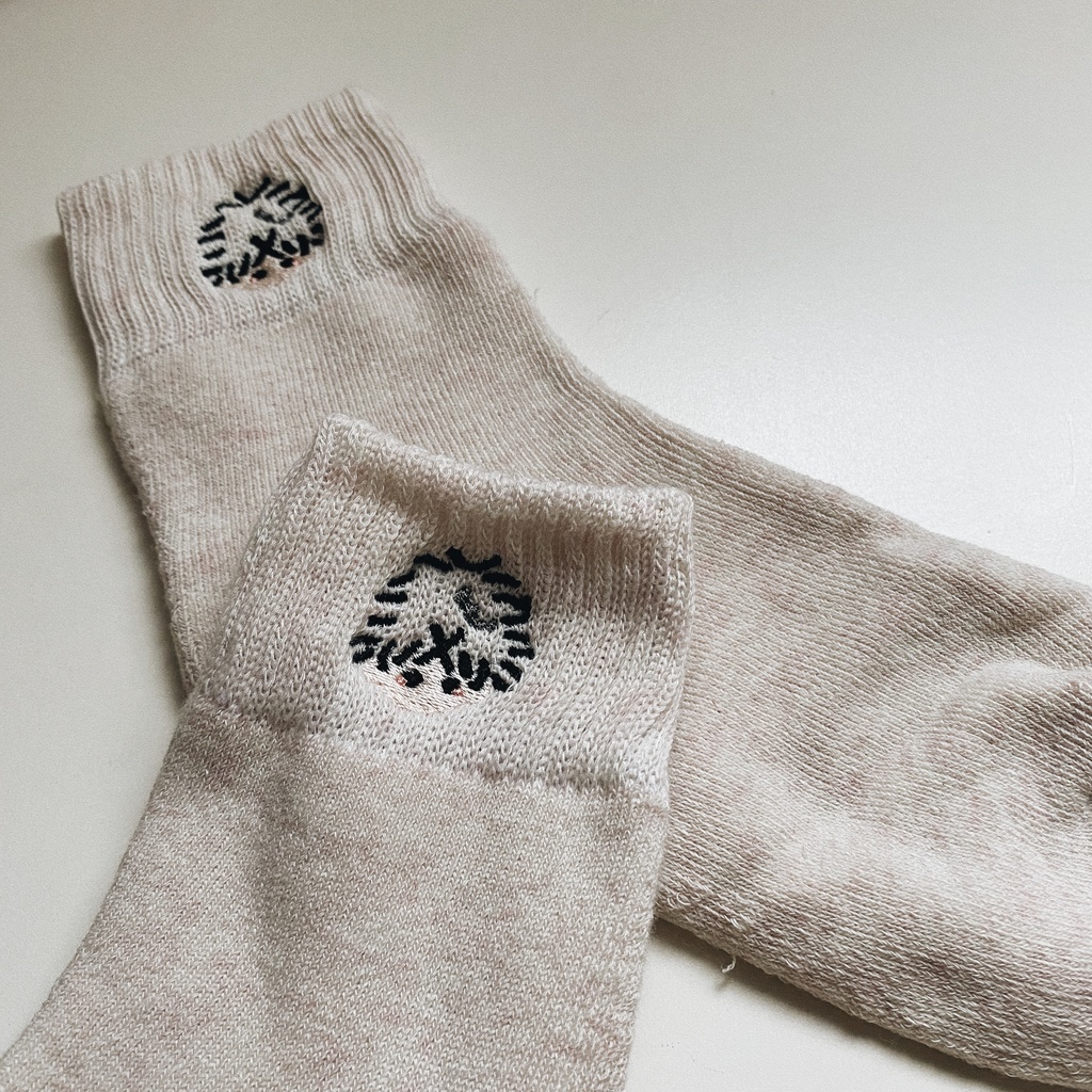【影セット】刺繍靴下