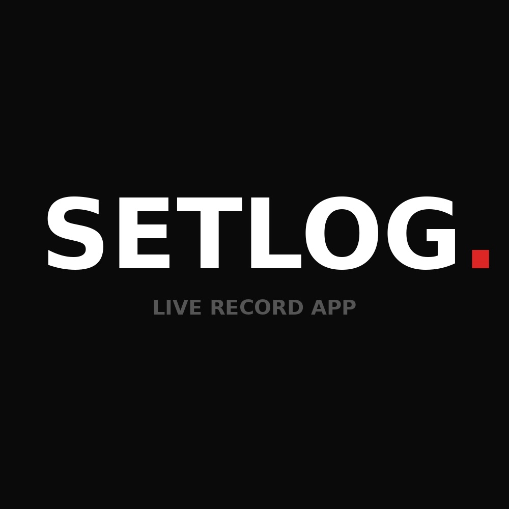 SETLOG|ライブ出演記録管理アプリ【※無料体験版あり】