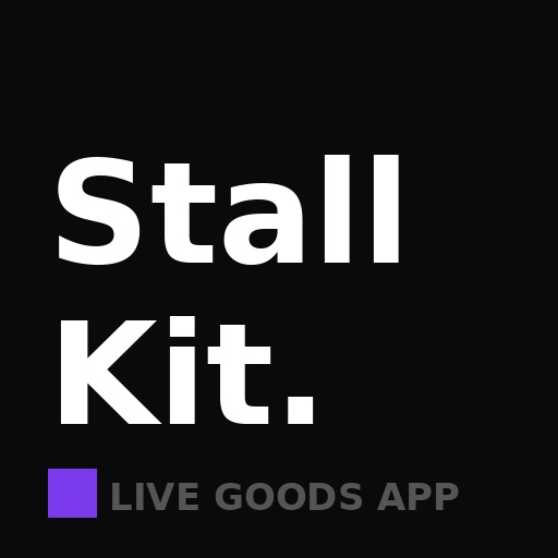 StallKit｜ライブ会場グッズ販売レジアプリ iPad/iPhone対応 くじ・ガチャ機能付き