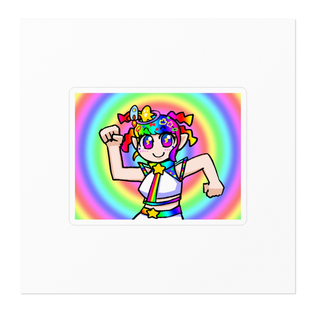 ぽこステッカー 魂川りんりエディション