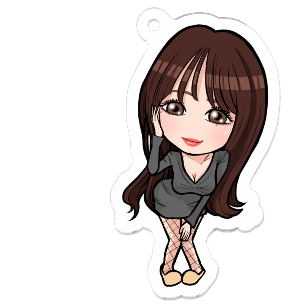 しおんアクリルキーホルダー5cm