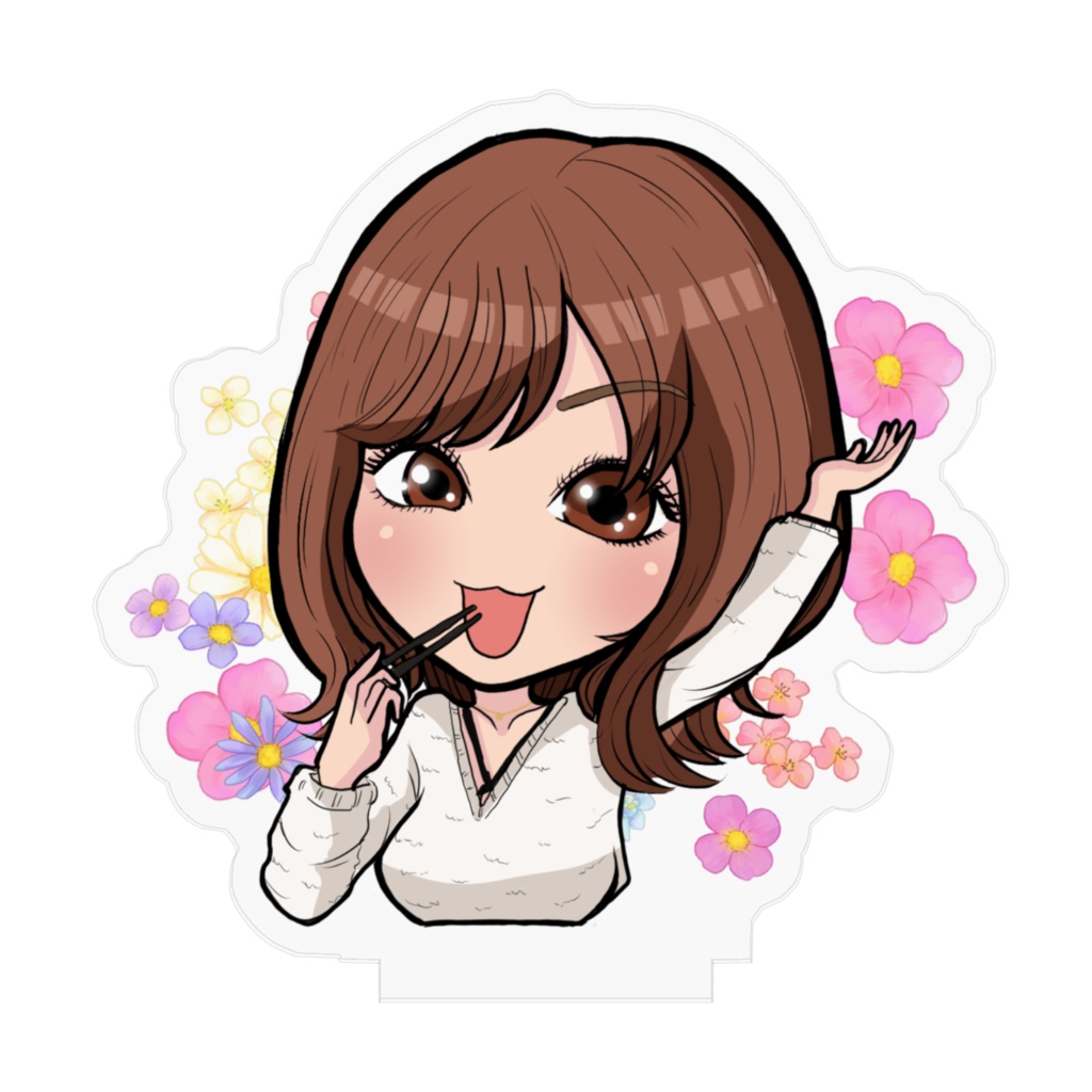花咲はなアクリルスタンド70mm×70mm