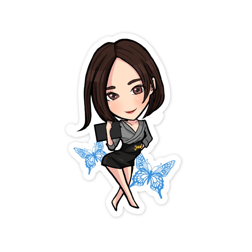 スマホステッカーらいら