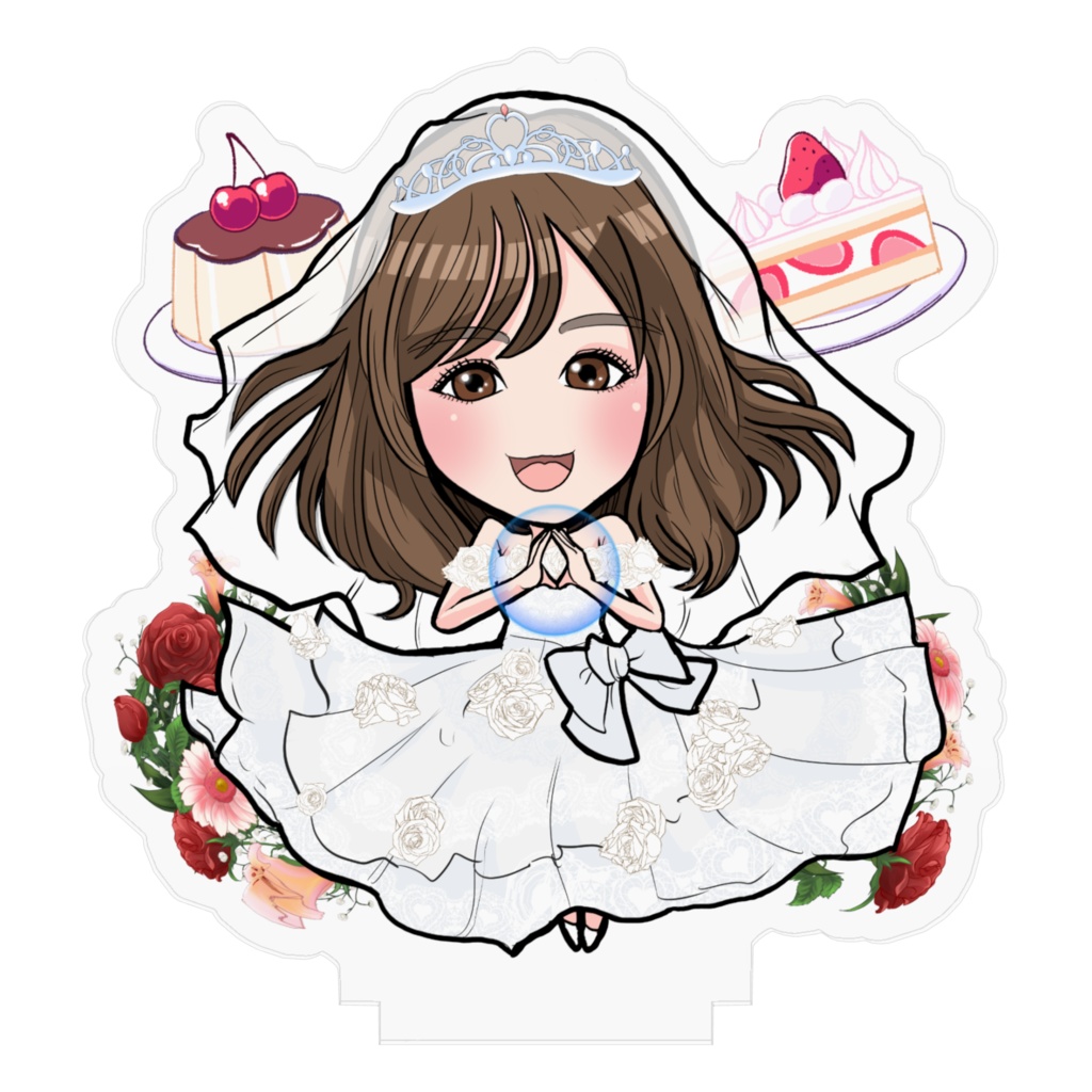 嫁ピストりりす7㎝アクリルスタンド