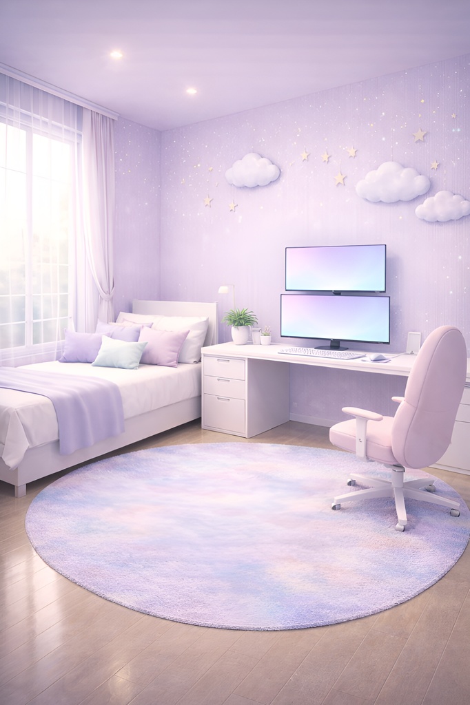 Vertical Streaming Room Background