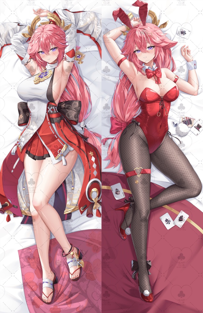 Yae Miko Dakimakura | 八重神子 抱き枕カバー