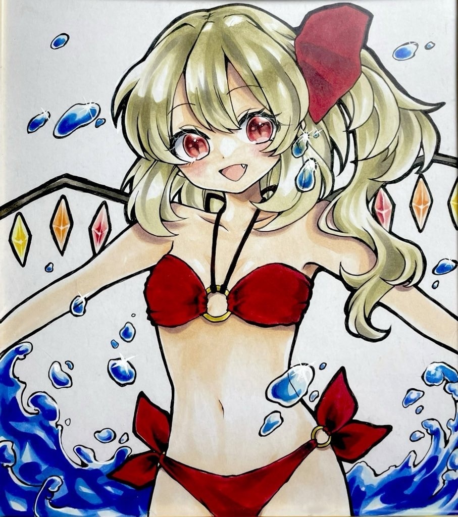 【大色紙】水着フランちゃん