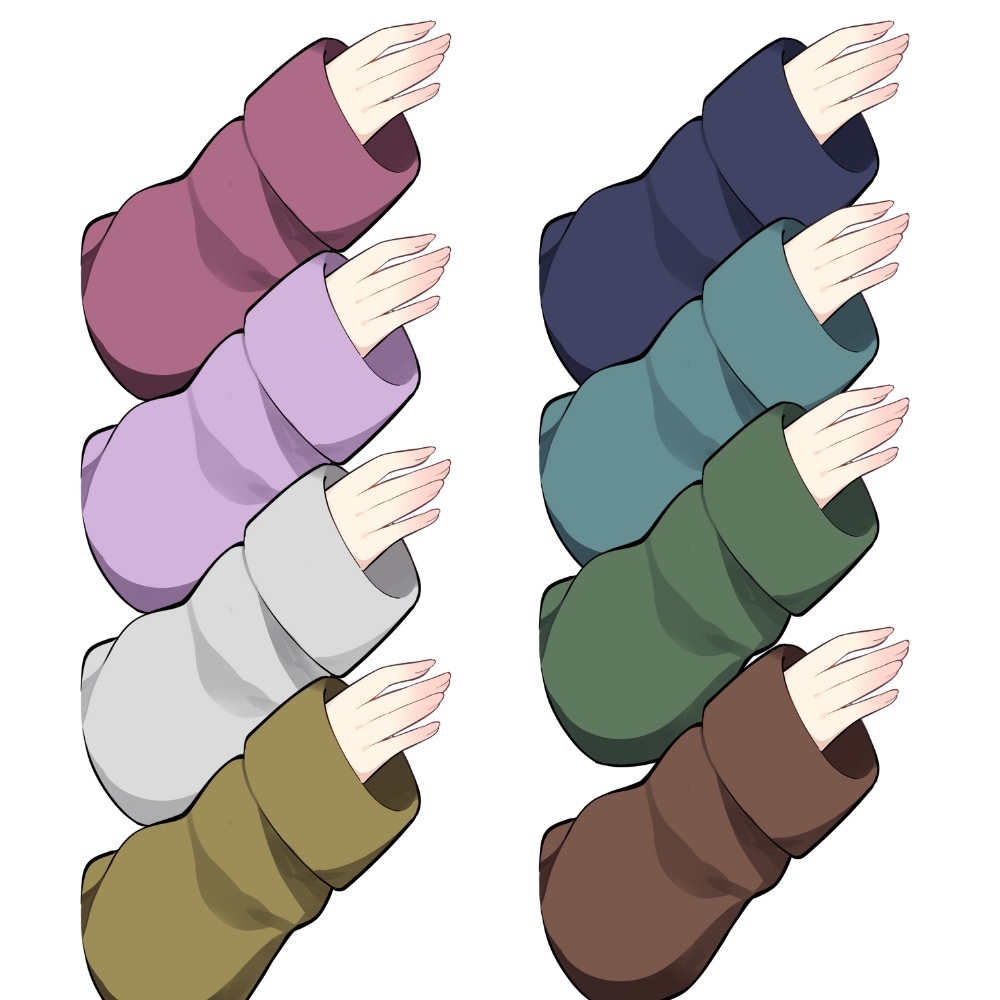 Vtuber素材_冬服もこもこ_高画質+商用利用権