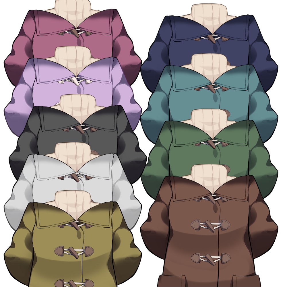 Vtuber素材_冬服もこもこ_高画質+商用利用権