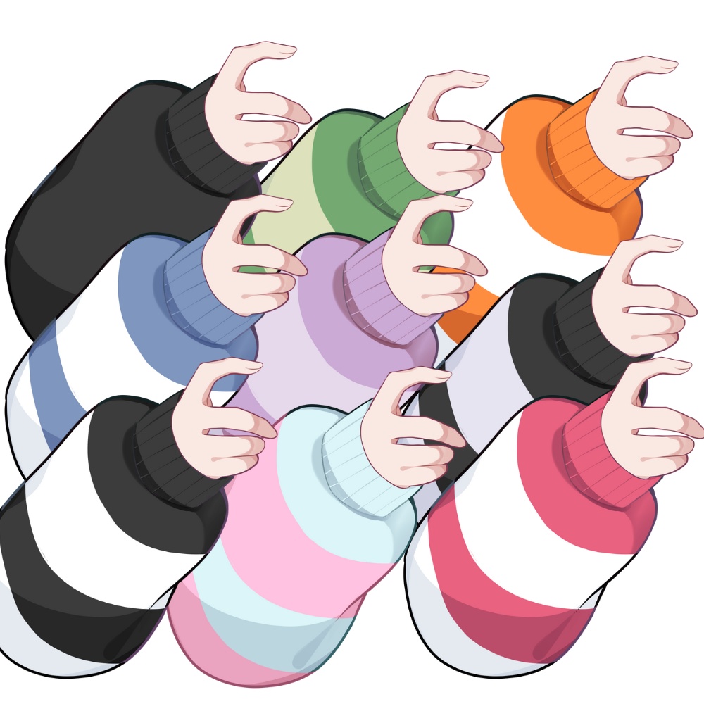 Vtuber素材_ジェラピケっぽい室内着_高画質+商用利用権