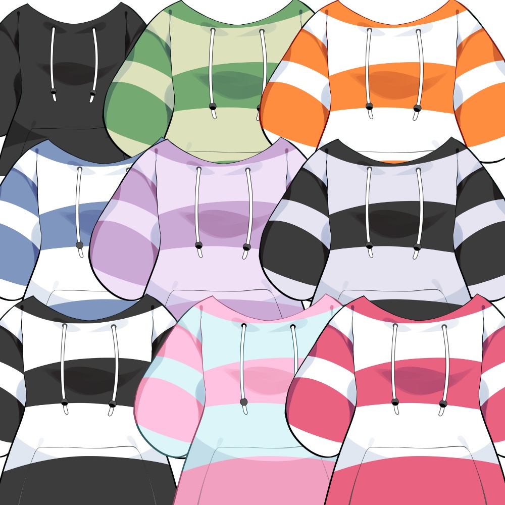 Vtuber素材_ジェラピケっぽい室内着_高画質+商用利用権