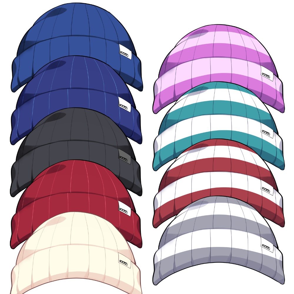 Vtuber素材_K-POP風冬衣装_高画質+商用利用権