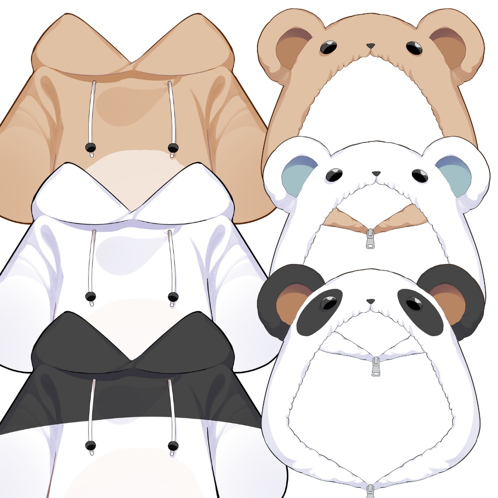 Vtuber素材_着ぐるみ風室内着+ペンタブ_高画質+商用利用権