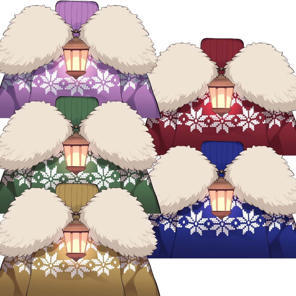 Vtuber素材_狩猟民族の構えエスニックデザイン_高画質+商用利用権