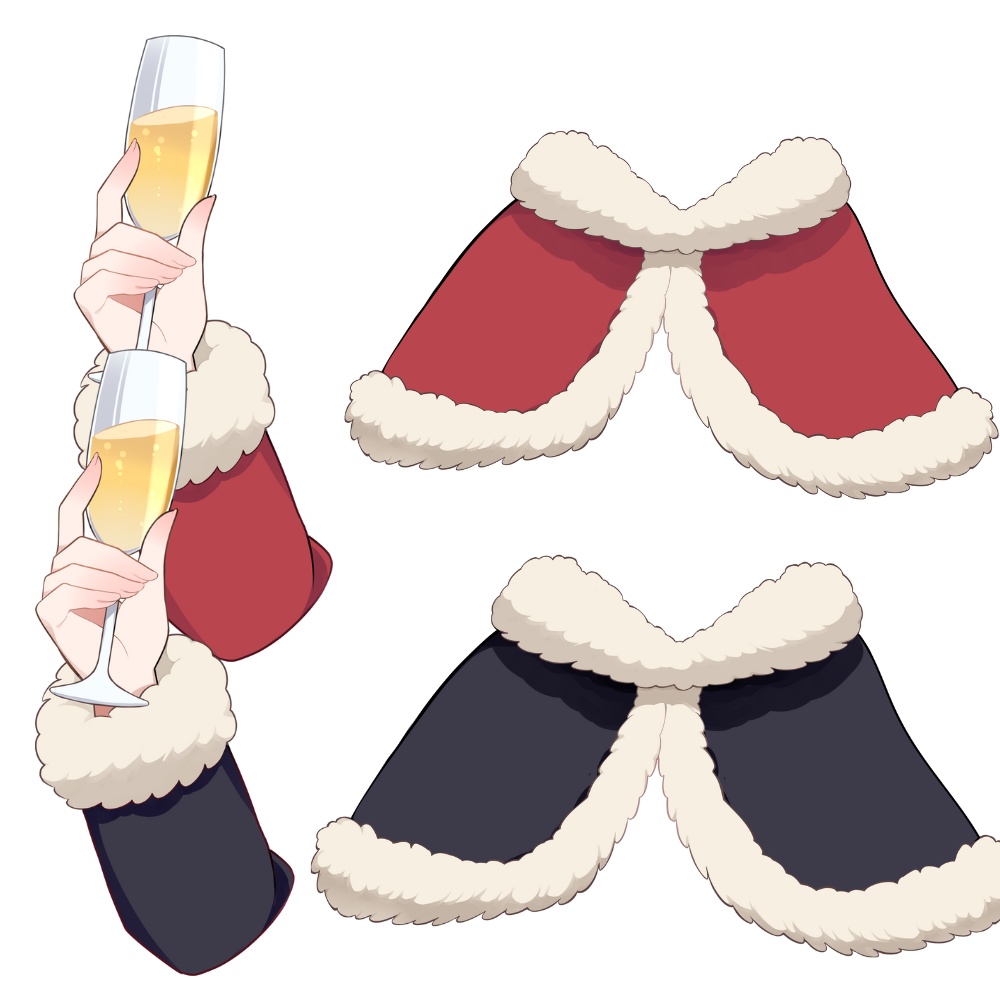 Vtuber素材_クリスマスガール冬衣装_高画質+商用利用権