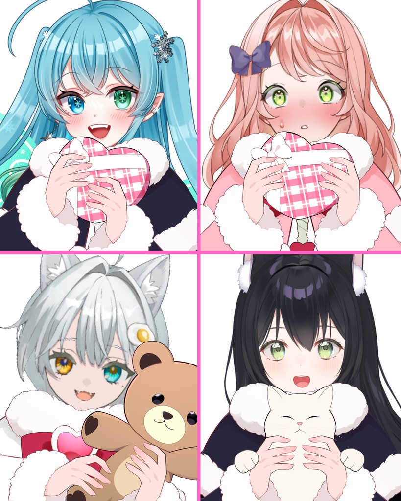 VTuber素材_もこふわケープ付衣装_高画質+商用利用権