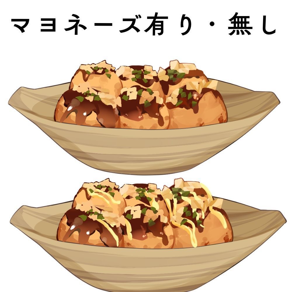 VTuber素材_たこ焼きを食べる素材_高画質+商用利用権