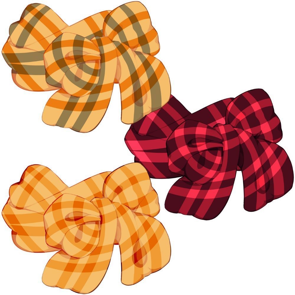 VTuber素材_四種のマフラー素材(カラバリ5種類)_高画質+商用利用権