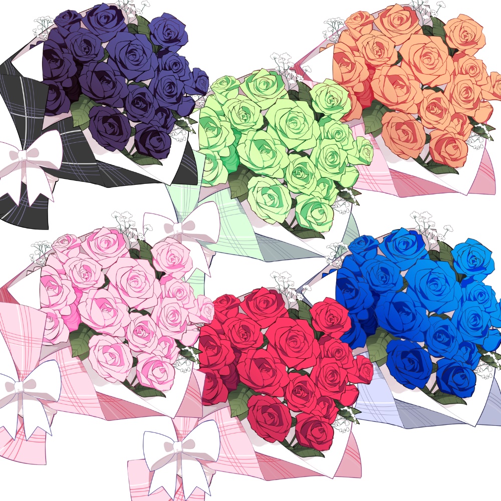 VTuber素材_バラの花束素材_高画質+商用利用権