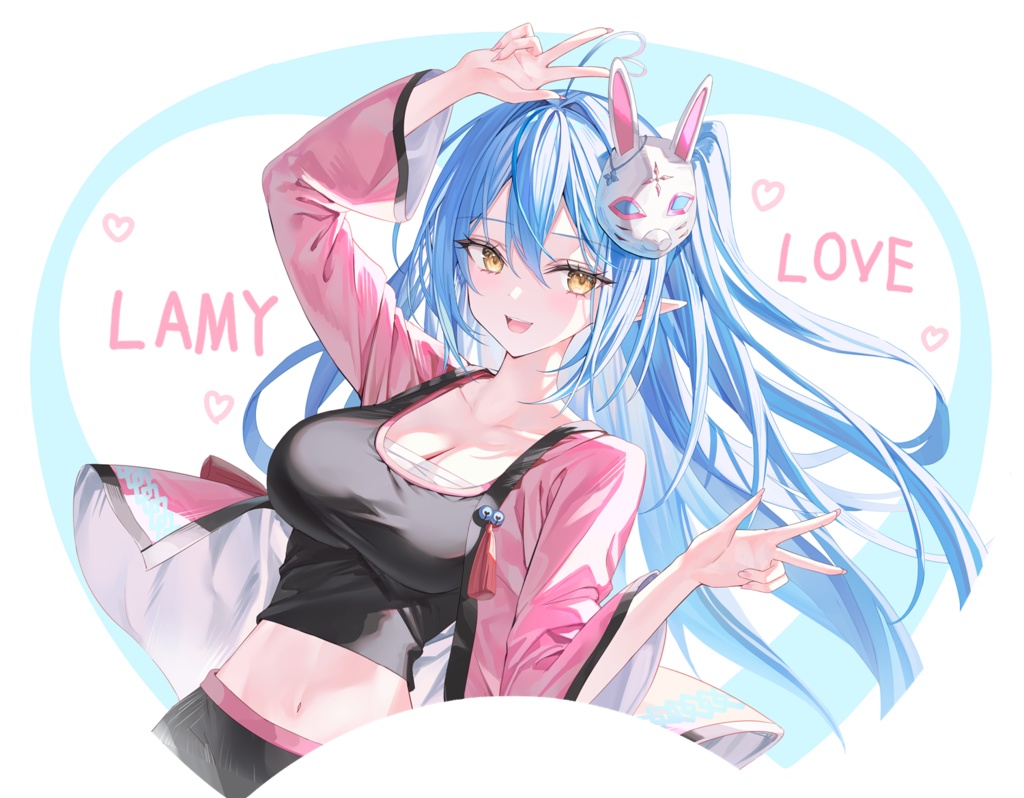 ホロライブ 雪花ラミィ ラバーマット C102 リン☆ユウ 受注生産】C102 雪花ラミィラバーマット - リン☆ユウ - BOOTH