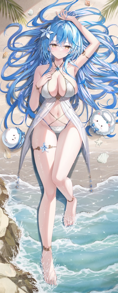 C108雪花ラミィ等身大タペストリー