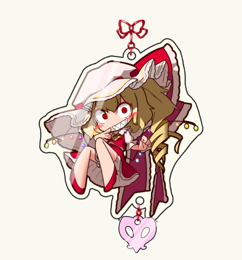 フランちゃんギザ歯四白眼アクリルキーホルダー