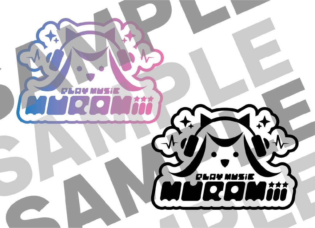 ロゴステッカー2枚セット