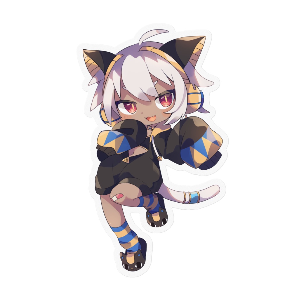 くーりステッカー - 100 x 100 (mm)