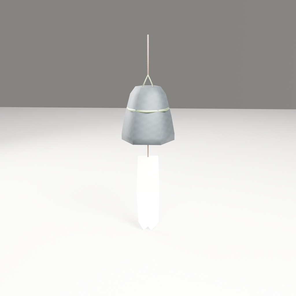 【無料】風鈴【ローポリ3Dモデル】
