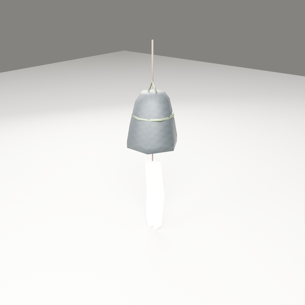 【無料】風鈴【ローポリ3Dモデル】