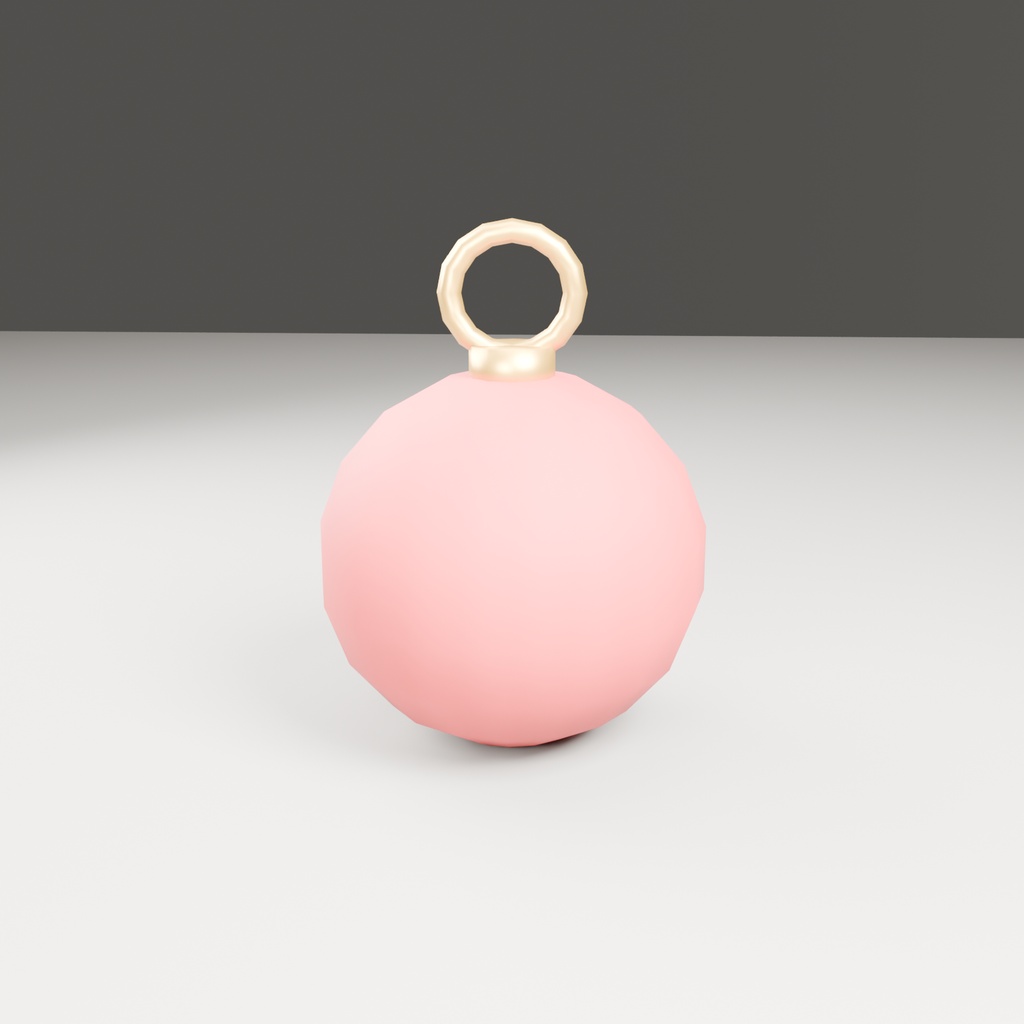 【無料】クリスマスオーナメント【ローポリ3Dモデル】
