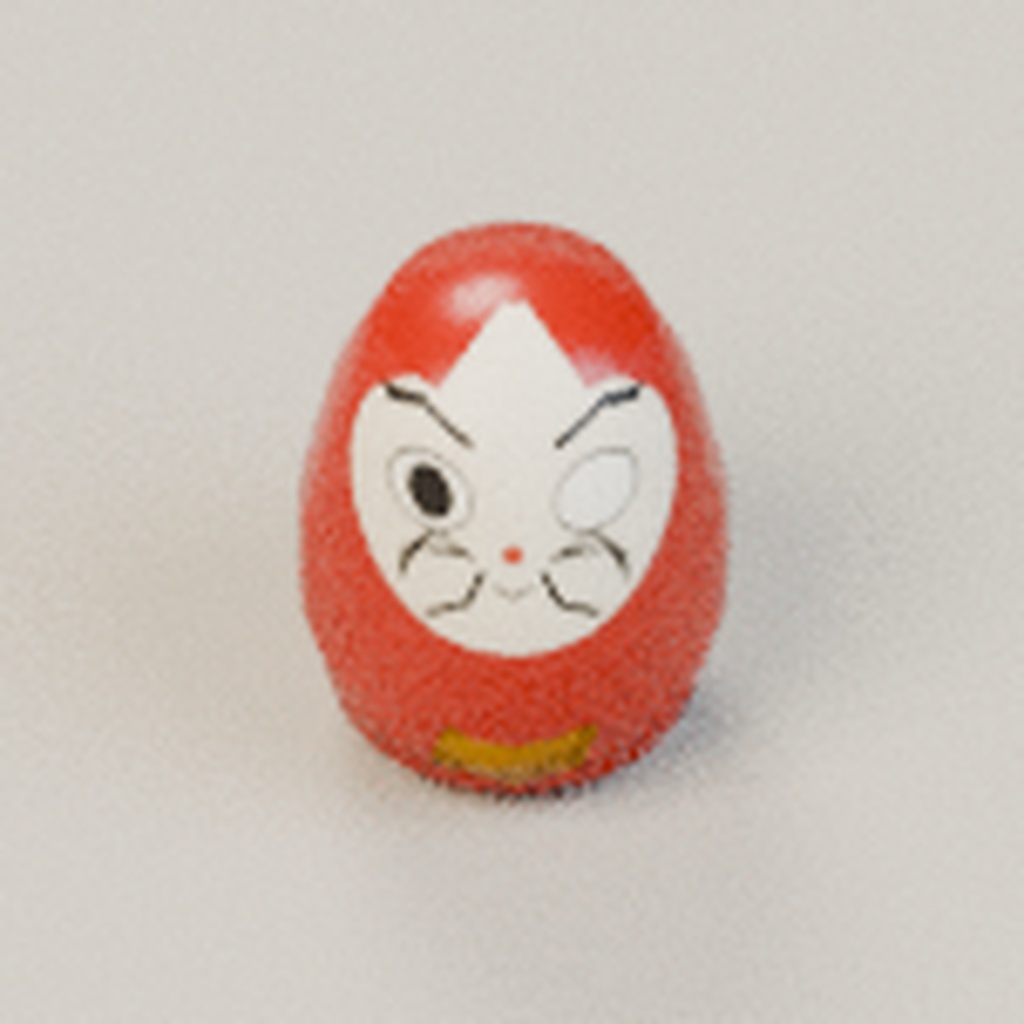 【無料】だるま【ローポリ3Dモデル】