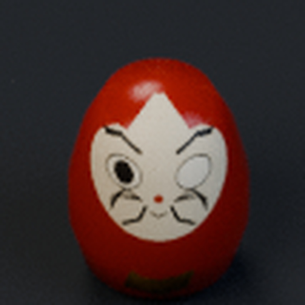 【無料】だるま【ローポリ3Dモデル】